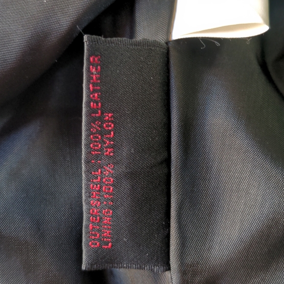 Cayenne Vintage black leather skirt - Picture 7 of 8